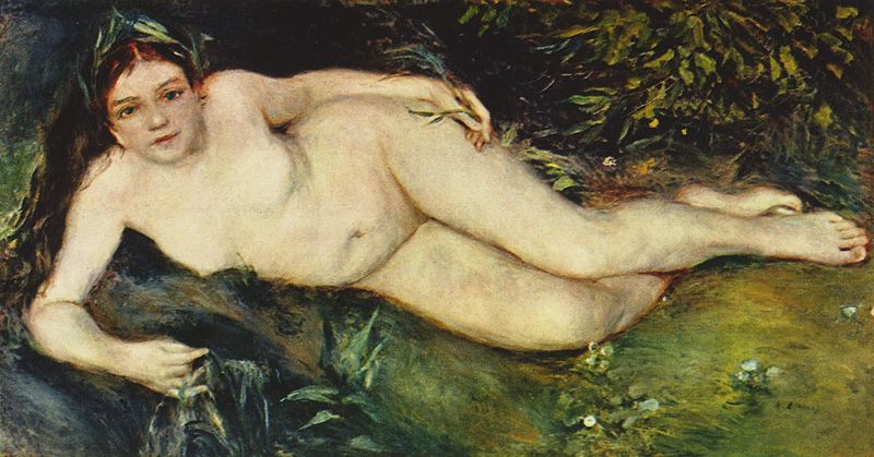 Pierre-Auguste Renoir Nymphe an der Quelle